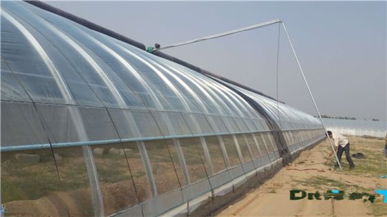 Boost Winter Crop Growth Single Span Agricultural Greenhouses Height 3.5-5M