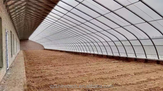 Drawing Solar Greenhouse Kit 4-6M Height With Galvanized Steel Frame