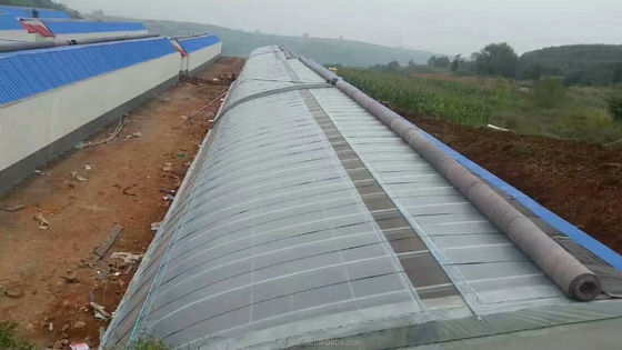 Single Span Agricultural Greenhouses With Warming Quilt Insulation System