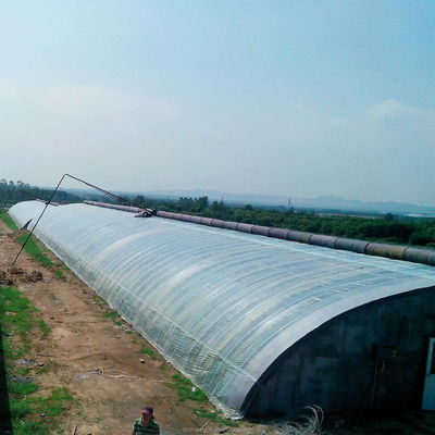 Single Span Agricultural Greenhouses With Warming Quilt Insulation System