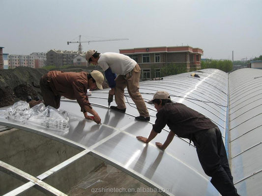 Multi Span Commercial Agricultural Smart Venlo PC Greenhouse 4.0-8.0M Height