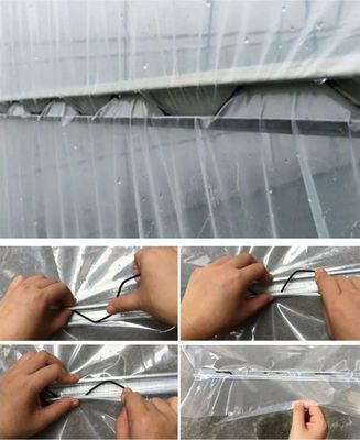 Greenhouse Film Lock Channel And Wiggle Wire Spring With Instruction Video