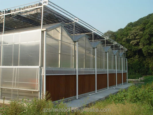 Water Evaporative Cooling Pad For Chicken Farm Hot Dip Galvanized Steel Aluminum Frame